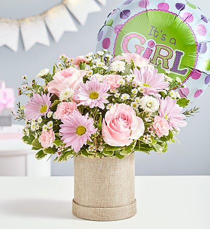 Welcome Baby Girl™ Bouquet